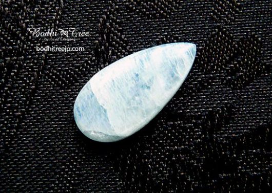 Moonstone Blue Natural Stone Loose Drop Shape Myanmar Handmade Material