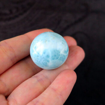 ラリマー(ブルーペクトライト)スフィアC 25mm Larimar Sphere