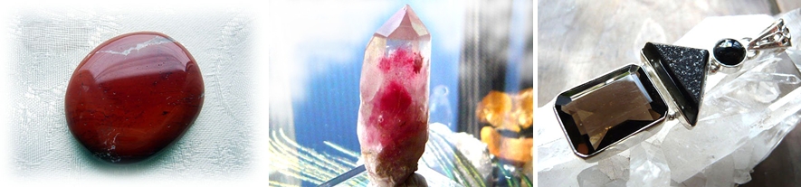 レッドジャスパー、ヘマタイト、ブラックオニキス