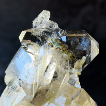 日本式双晶 結晶 原石 鉱物 4月誕生石 スイス水晶 透明 | BodhiTree