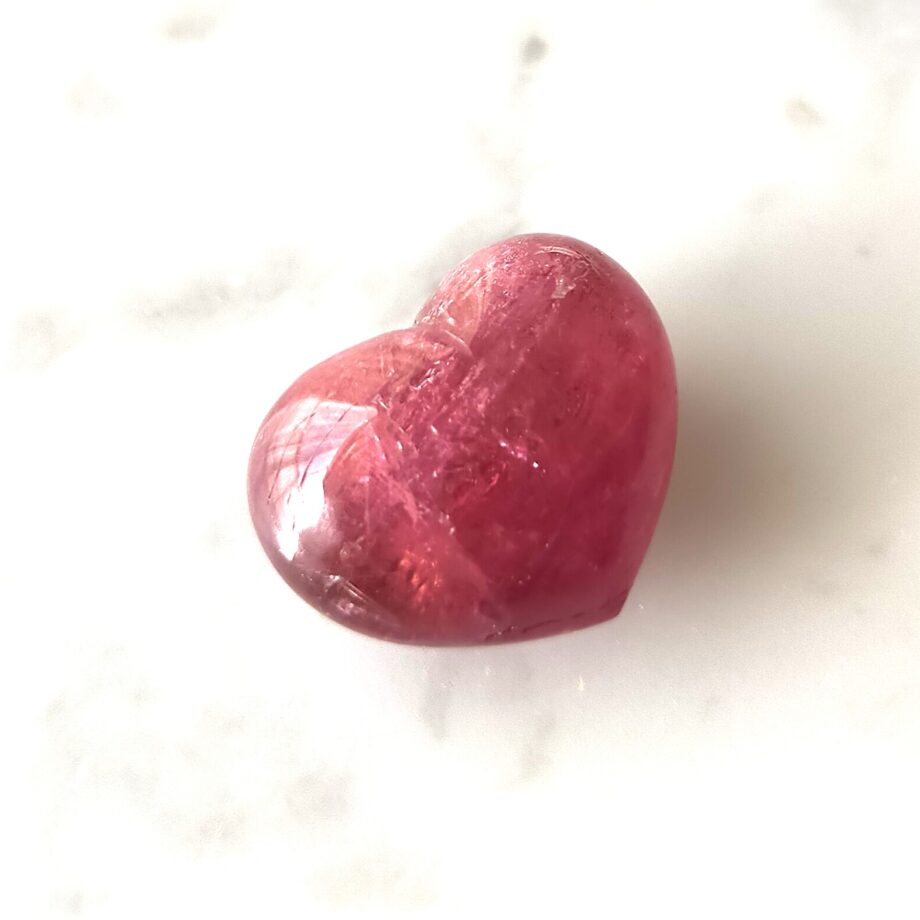ルベライト ピンクトルマリン ハート 天然石 コレクション 28.80ct｜ハンドメイド素材・コレクション