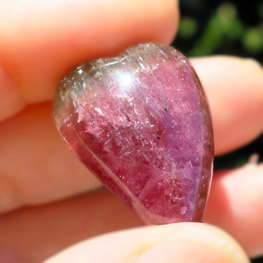 ウォーターメロン トルマリン ハート 天然石 コレクション 43.85ct｜ハンドメイド素材・コレクション