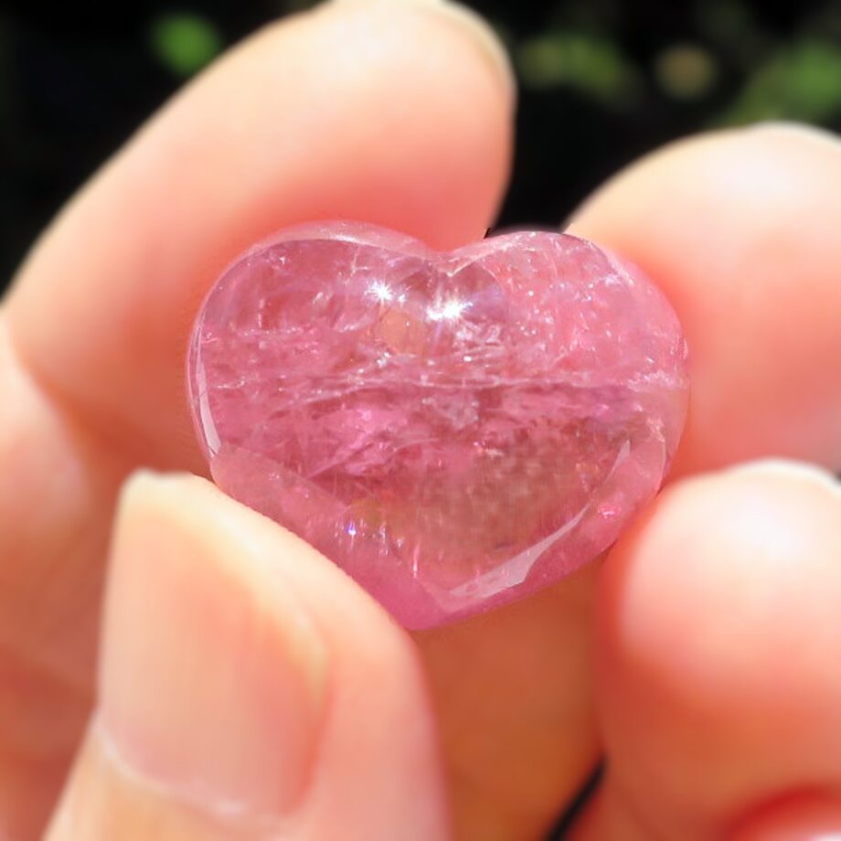 ピンクトルマリン ハート 天然石【セール】30.05ct｜ハンドメイド素材・コレクション