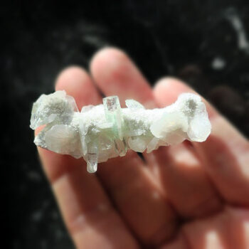 グリーンアポフィライト+スティルバイト 結晶原石 12.16g | BodhiTree