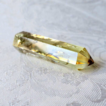 アイリス・シトリン・オベリスク 56mm 天然石置物 コレクション Iris Citrine Obelisk