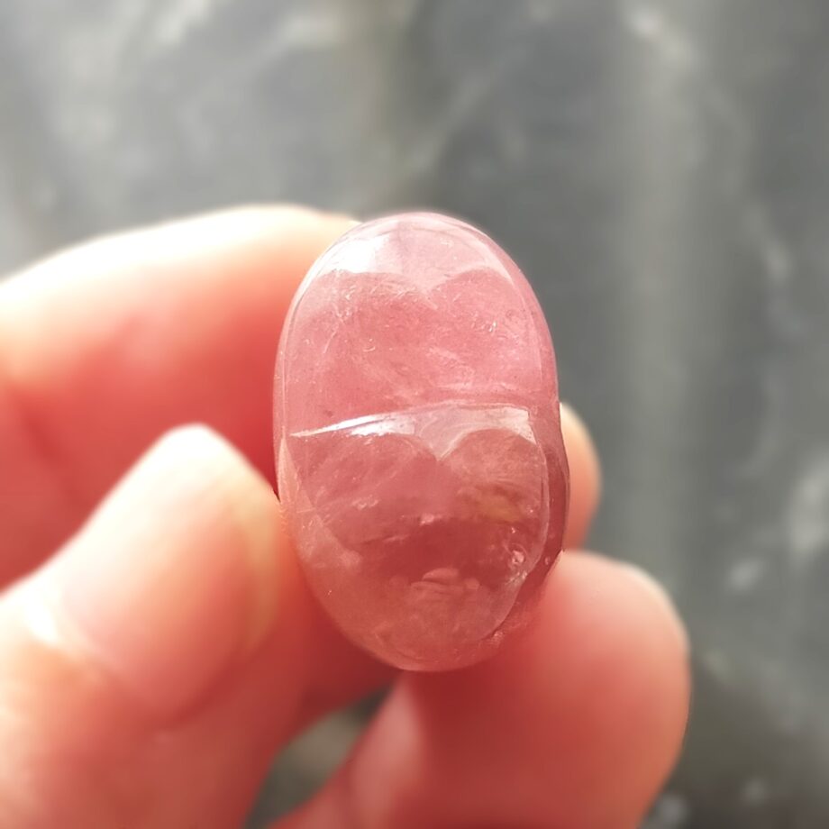 ピンクトルマリン キャッツアイ ハート 天然石 コレクション 42.10ct｜ハンドメイド素材・コレクション