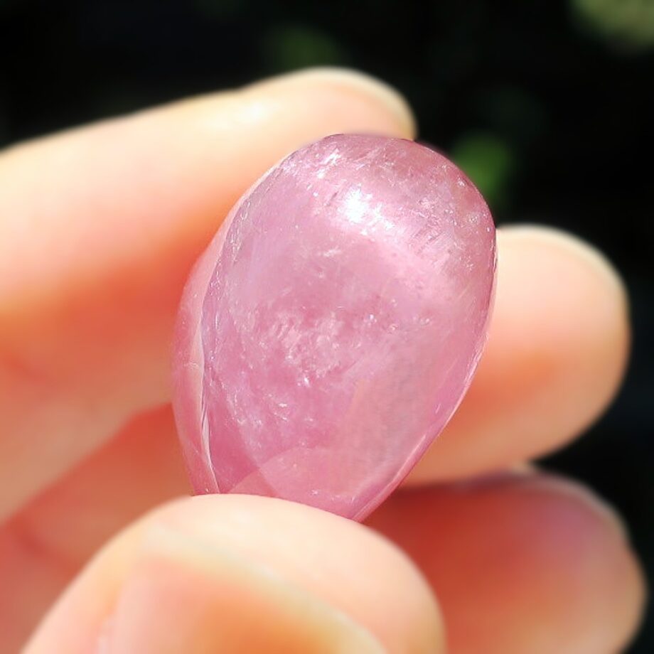 ピンクトルマリン キャッツアイ ハート 天然石 コレクション 42.10ct｜ハンドメイド素材・コレクション
