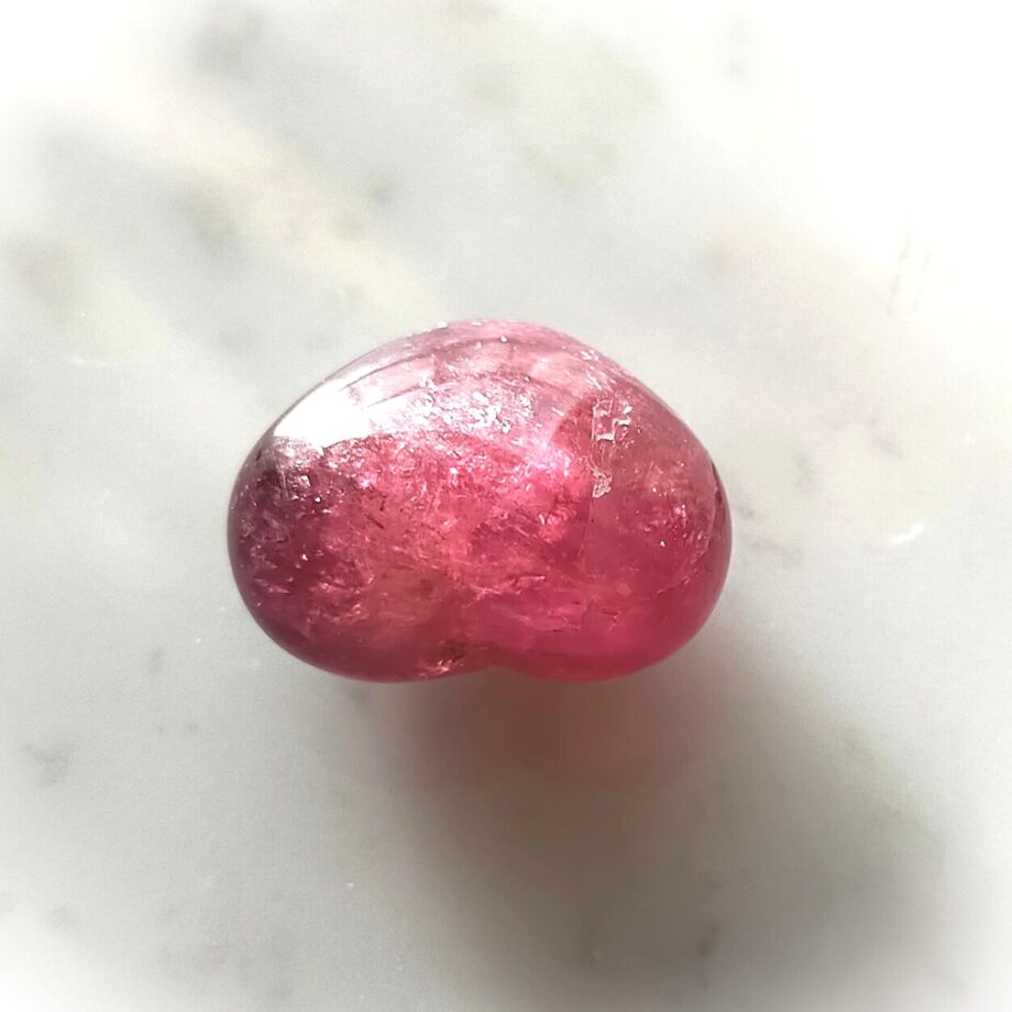 ルベライト ピンクトルマリン ハート 天然石 コレクション 28.80ct｜ハンドメイド素材・コレクション