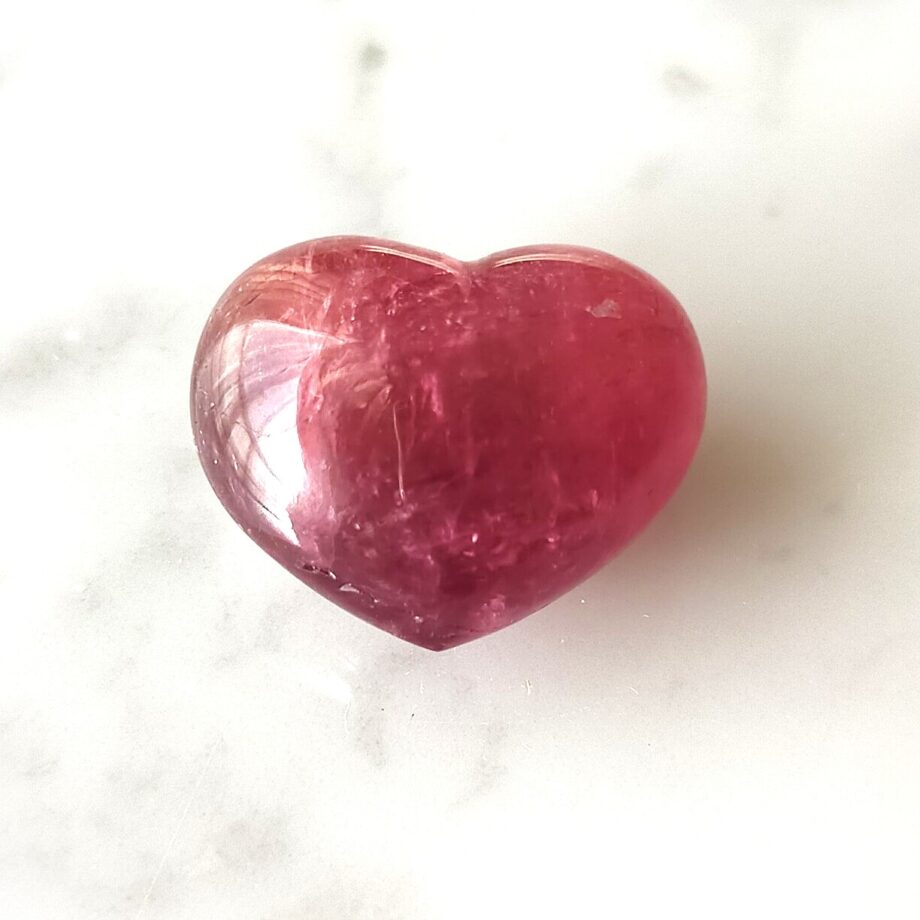ルベライト ピンクトルマリン ハート 天然石 コレクション 28.80ct｜ハンドメイド素材・コレクション