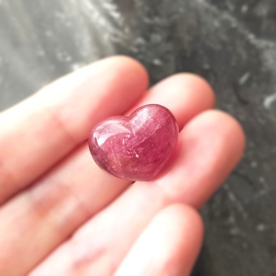 ルベライト ピンクトルマリン ハート 天然石 コレクション 28.80ct｜ハンドメイド素材・コレクション