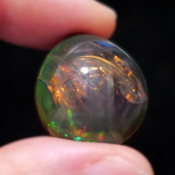ウェロオパール 天然石 しずく ルース 茶色 29.65ct 虹 コレクション｜ハンドメイド素材 10月誕生石 (複製)