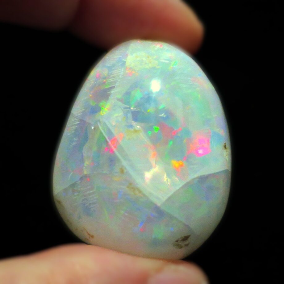 ウェロオパール 天然石 大きめ ルース 90.55ct 虹 コレクション 置物｜ハンドメイド素材 10月誕生石