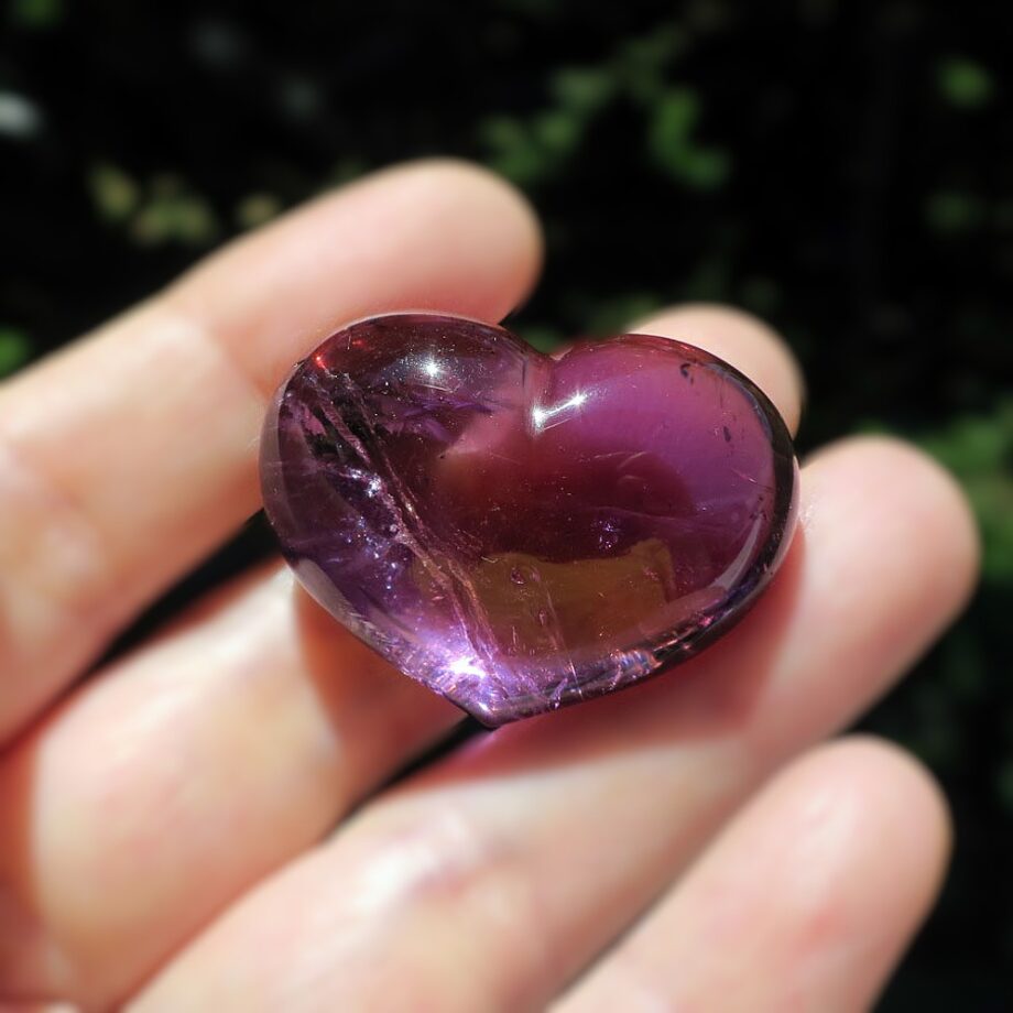 アメトリン ハート 大きめ 天然石 コレクション 99.85ct｜ハンドメイド素材