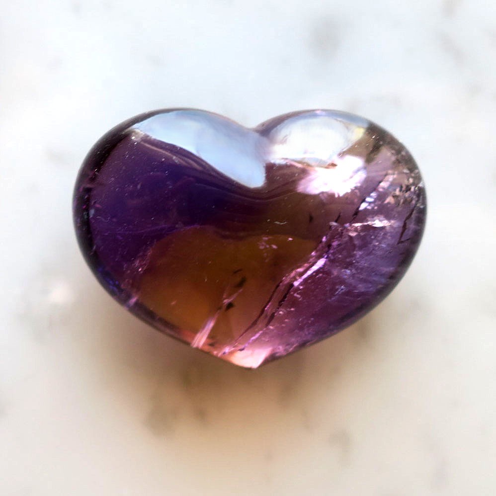 アメトリン ハート 大きめ 天然石 コレクション 99.85ct
