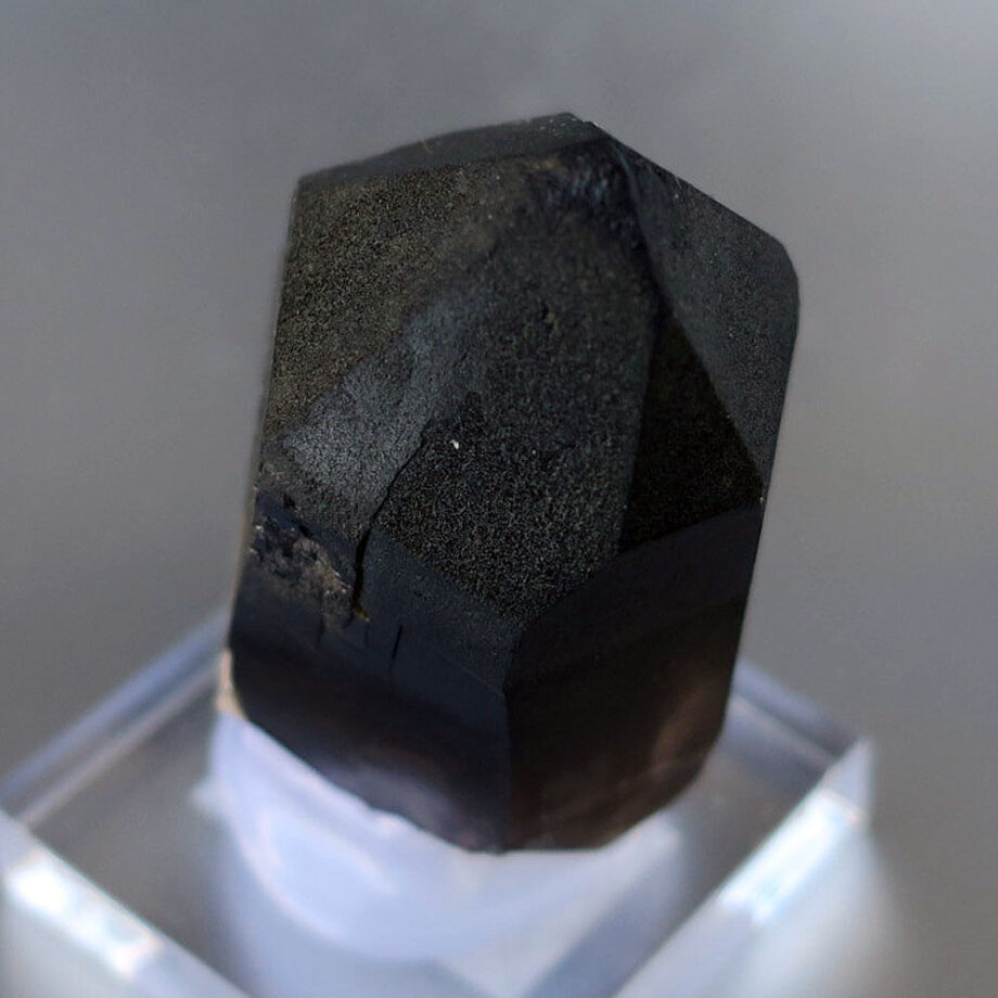 モリオン ポイント 75mm スイスアルプス産 黒水晶｜原石・鉱物｜天然石 自然 置物