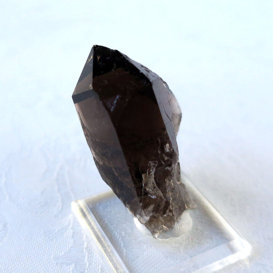 モリオン ポイント スイスアルプス産 黒水晶 43mm｜原石・鉱物｜天然石 自然 置物