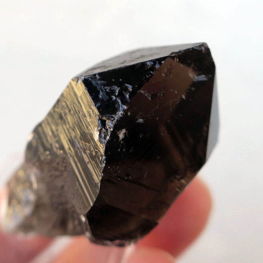 モリオン ポイント スイスアルプス産 黒水晶 43mm｜原石・鉱物｜天然石 自然 置物