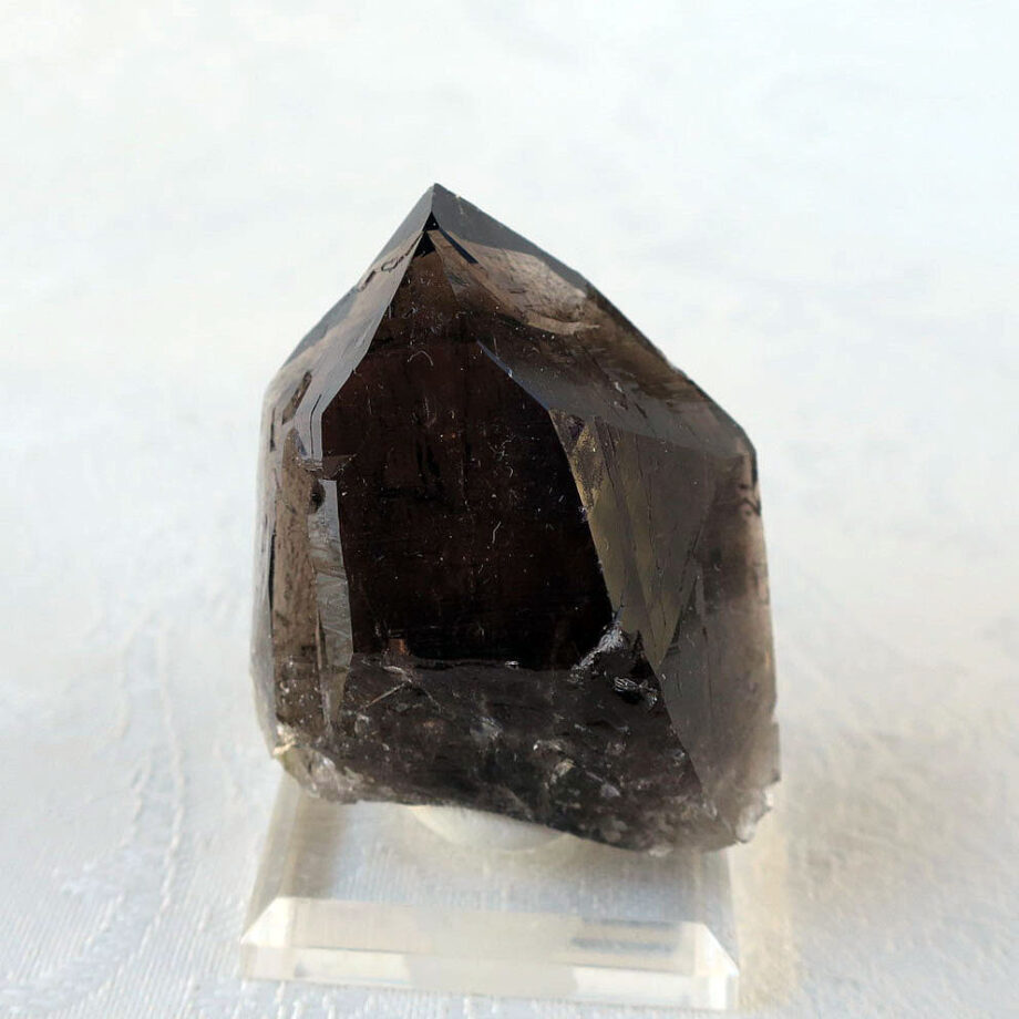 モリオン ポイント スイスアルプス産 黒水晶 45mm｜原石・鉱物｜天然石 自然 置物