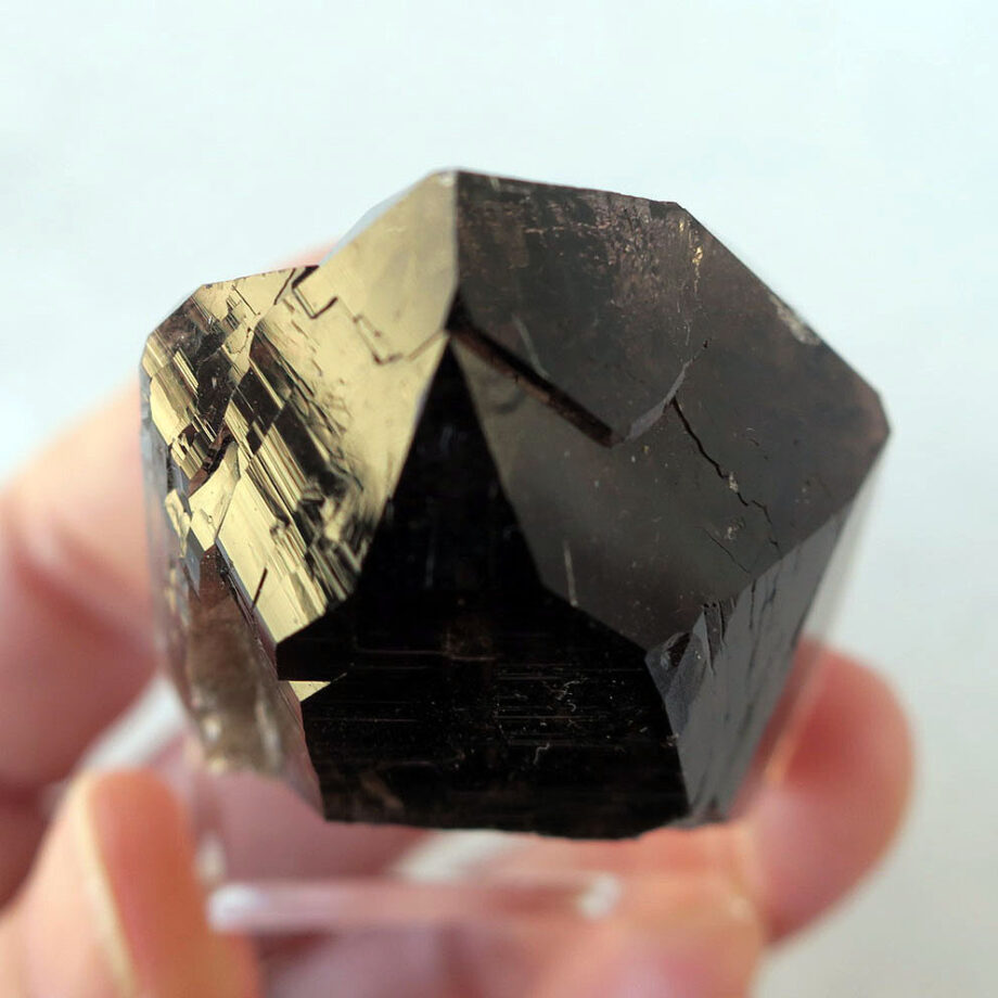 モリオン ポイント スイスアルプス産 黒水晶 45mm｜原石・鉱物｜天然石 自然 置物