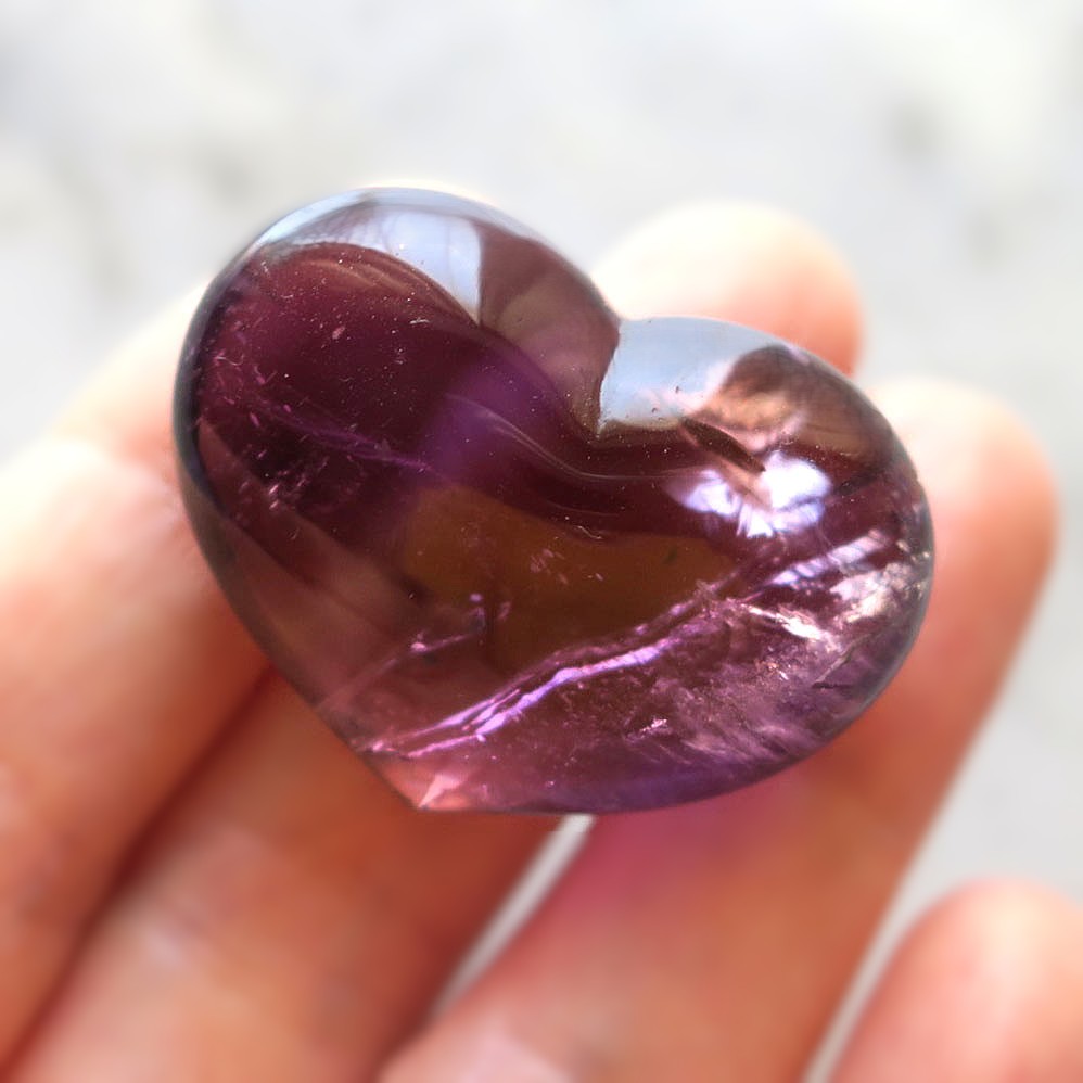 大粒の天然アメトリン9.43ct 2月 11月 グラデーション 心身 調和 インスピレーション