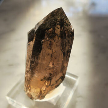 ガーデンスモーキークォーツ（モリオン）ポイント 62mm スイスアルプス