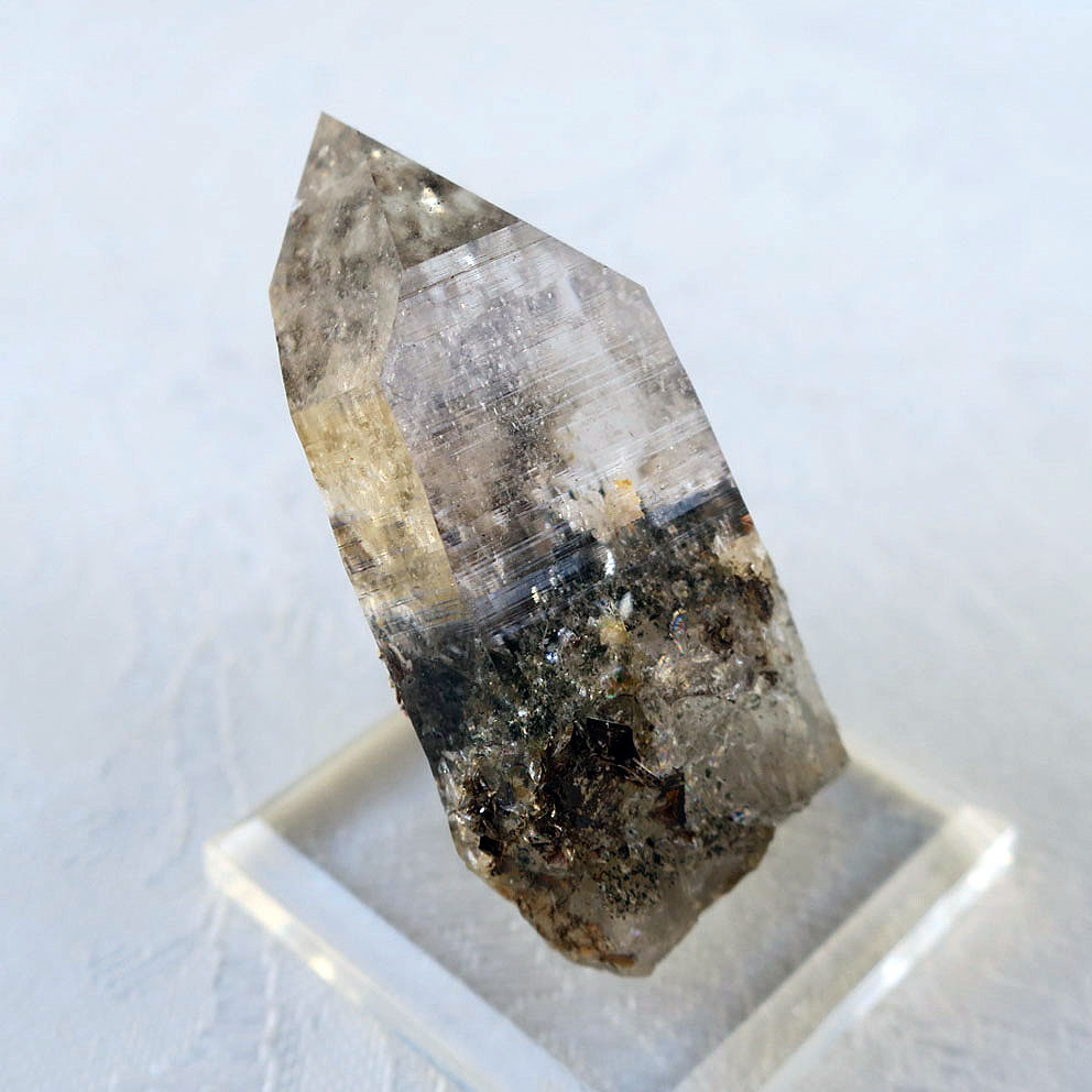 スイス アルプス産 ガーデンスモーキークォーツ・ポイント 43mm |原石・鉱物|天然石 コレクション