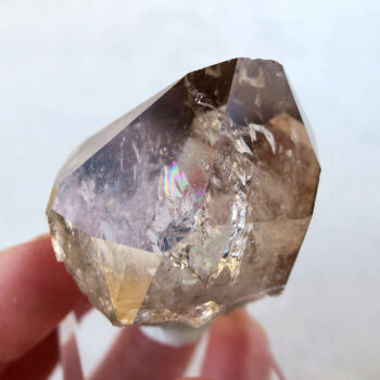 スイスアルプス産スモーキークォーツ ポイント 43mm｜原石・鉱物