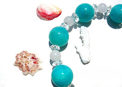 Amazonite Bracelet Natural Stone Jewelry