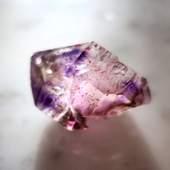 ブランドバーグ アメジスト　エレスチャル　スーパーセブン　セルフヒールド　原石　結晶　ナミビア産　鉱物標本　66ct