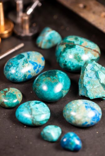 Chrysocolla Tumble Rough Stone Green Blue クリソコラ 天然石 原石 ブルーグリーン