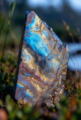 Pietersite image picture 嵐の石 ピーターサイト テンペストストーン 天然石 原石 鉱物