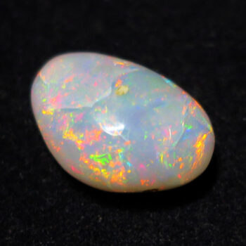 ウェロオパール 27.30ct 乳白色 ルース 天然石 虹色 ファイヤー エチオピア産 フリーシェイプ 10月誕生石