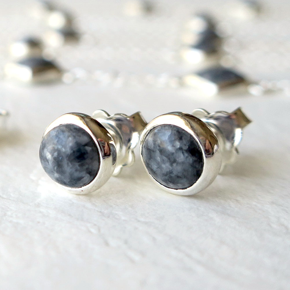 スタッドピアス まる型 【OSHOマーブル】sv925 両耳 モノトーン ギフト対応