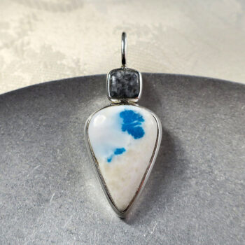 【OSHOマーブル】カバンサイト ペンダント sv925 スピリチュアルジュエリー パワーストーン