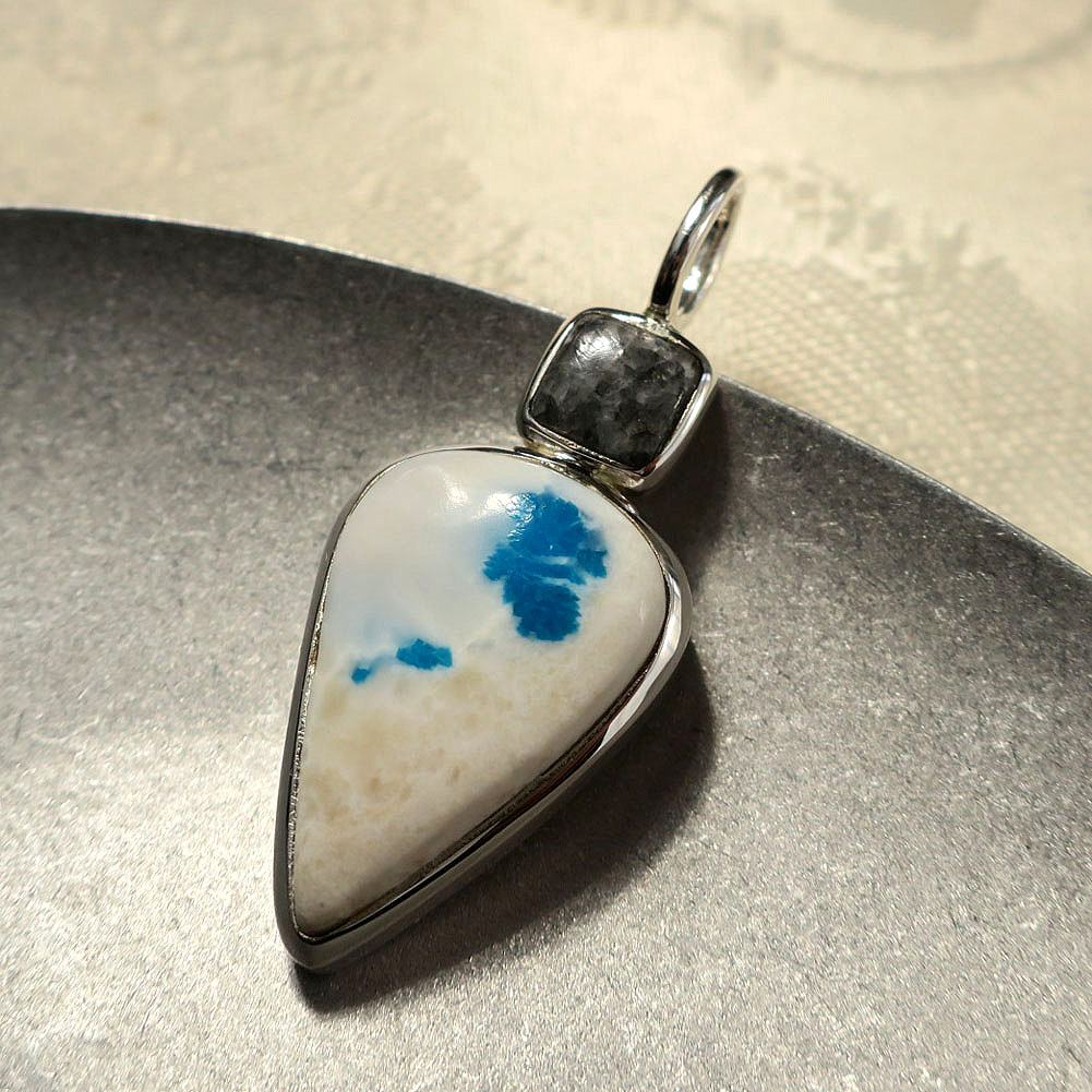 【OSHOマーブル】カバンサイト ペンダント sv925 スピリチュアルジュエリー パワーストーン