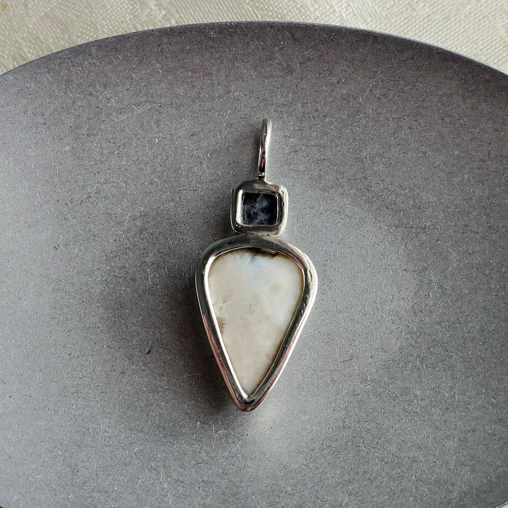 【OSHOマーブル】カバンサイト ペンダント sv925 スピリチュアルジュエリー パワーストーン