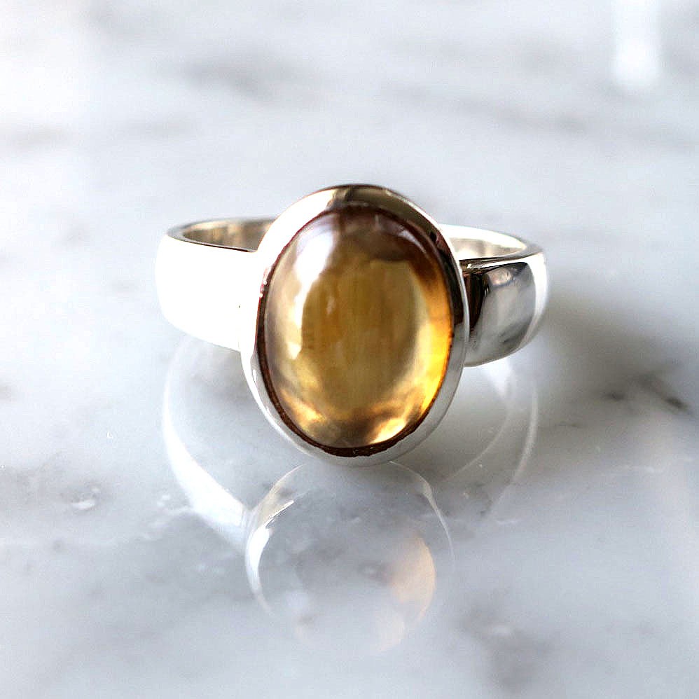 天然ジルコン リング ギフトラッピング クリスマスプレゼント 誕生日プレゼント 12月誕生石 天然石ジュエリー レディース 贈り物 記念日 ご褒美ジュエリー オレンジ