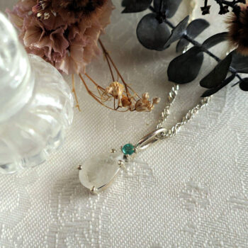 エメラルド バチカン 一体型 ペンダント SV925 sterling silver jewelry detail