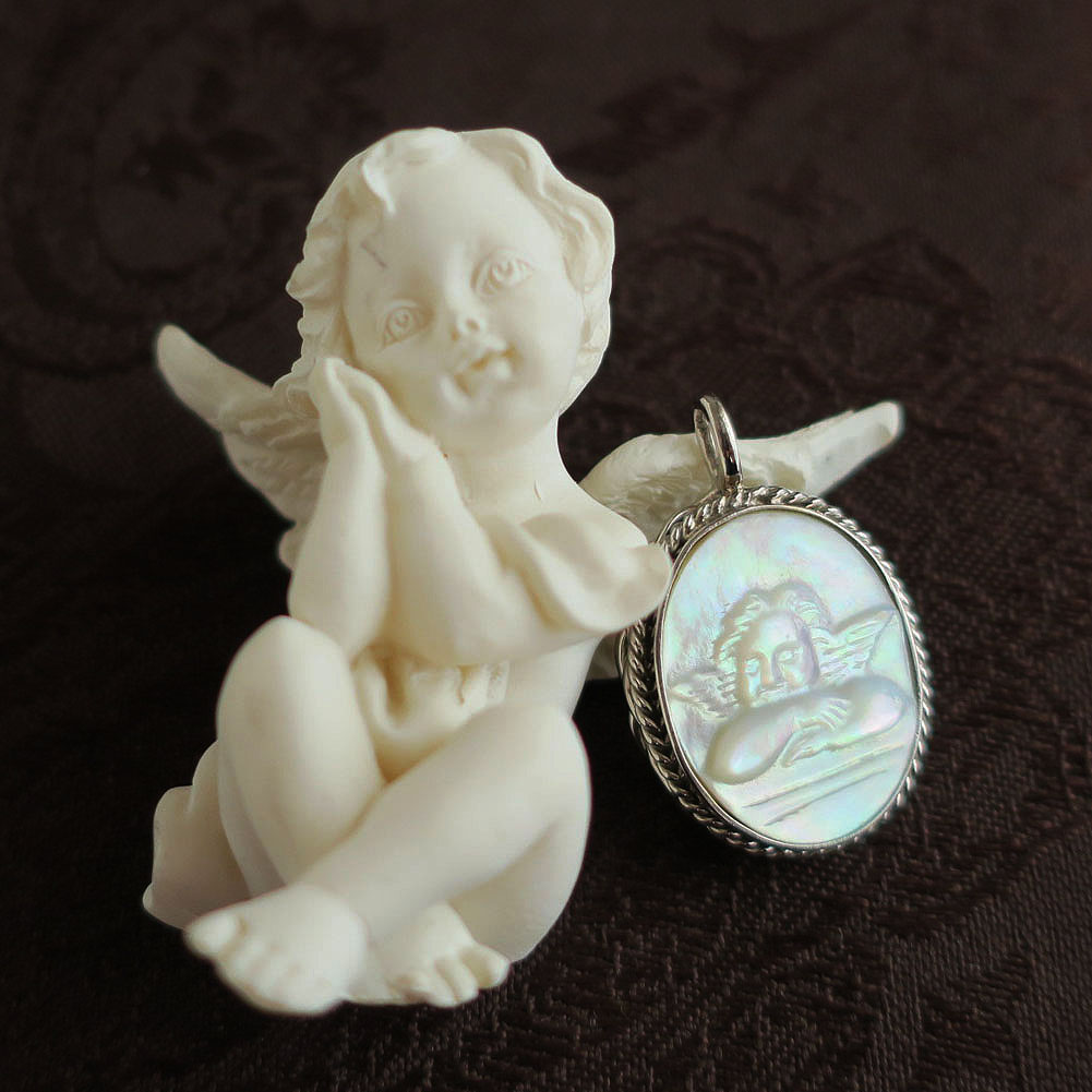 白蝶貝 ペンダント ギフト 縁起もの 天使 special gift jewelry