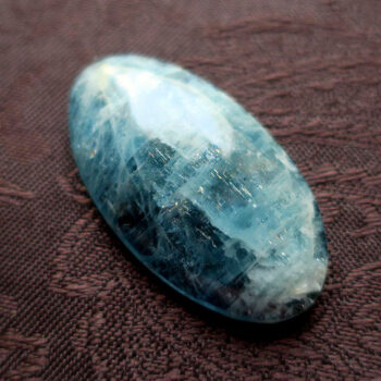アクアマリン ルース ロシア産 天然石 オーバル 44mm ブルー ハンドメイド素材 3月誕生石 aquamarine loose