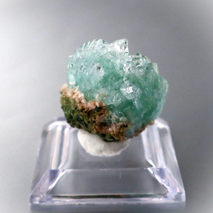 グリーンアポフィライト フラワー クラスター 天然石 原石 インド産 一点物 鉱物 apophyllite India