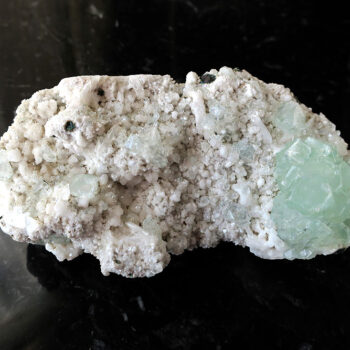 グリーンアポフィライト＋ヒューランダイト＋ホワイトアポフィライト 共生クラスター 特大 原石 鉱物 グリーン・ホワイト 天然石 apophyllite crystal cluster