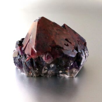 アメジスト 原石 レッドファントム 天然石 80mm インド産 鉱物標本 2月誕生石 red phantom amethyst