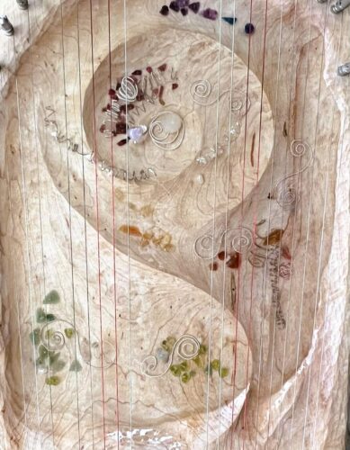 ライアー　手掘り　オルゴナイト　アトリエロータス