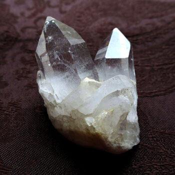 ヒマラヤ水晶 ツインポイント 原石 60mm クル産 インド 天然石 置物 一点物 himalaya quartz twin point